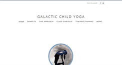 Desktop Screenshot of galacticchildyoga.com